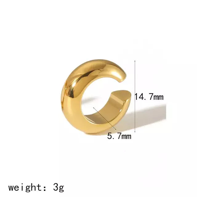 ARO EAR CUFF SIMPLE GOLD