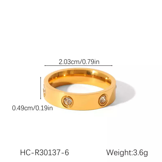 ANILLO AMELIA CUBIC GOLD