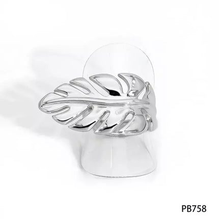 ANILLO LEAFS SILVER