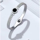 PULSERA BLACK VLGRY SILVER