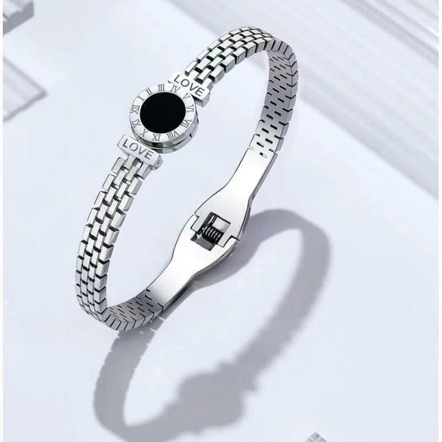 PULSERA BLACK VLGRY SILVER