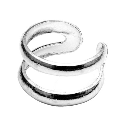 ARO EAR CUFF DOBLE SILVER
