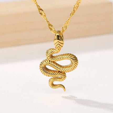 COLLAR SNAKE CLASSY GOLD