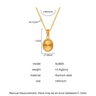 COLLAR MEDALLA DELICATESSEN GOLD