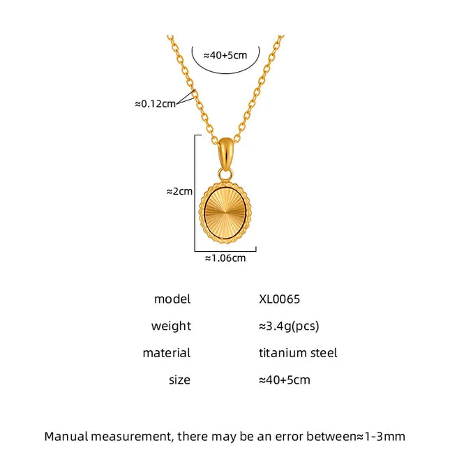 COLLAR MEDALLA DELICATESSEN GOLD