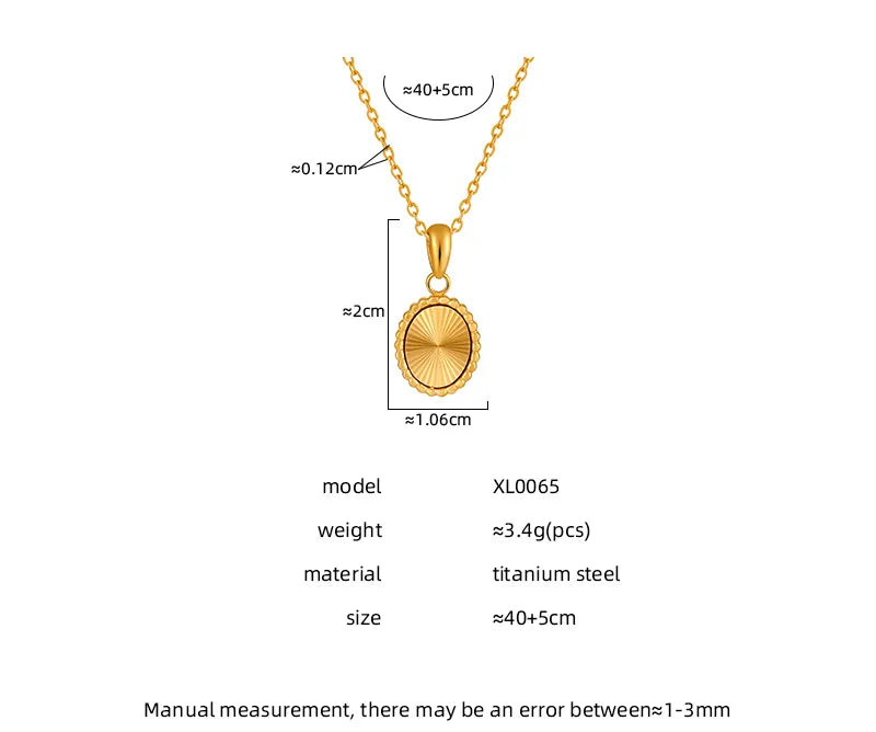 COLLAR MEDALLA DELICATESSEN GOLD