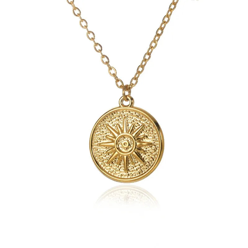 COLLAR MEDALLA SOLEIL GOLD
