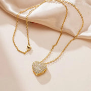 COLLAR HEART CUBICS