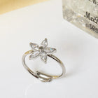 ANILLO FLORCITA CUBIC SILVER