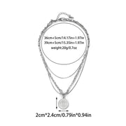 COLLAR MEDALLA TRIPLE