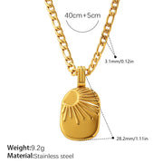 COLLAR MEDALLA SUNRISE GOLD
