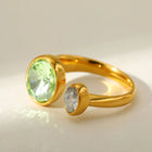 ANILLO OVAL GREEN