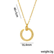COLLAR CLAVO GOLD