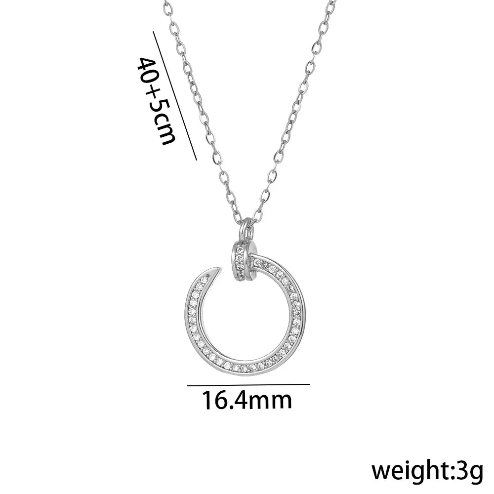 COLLAR CLAVO SILVER