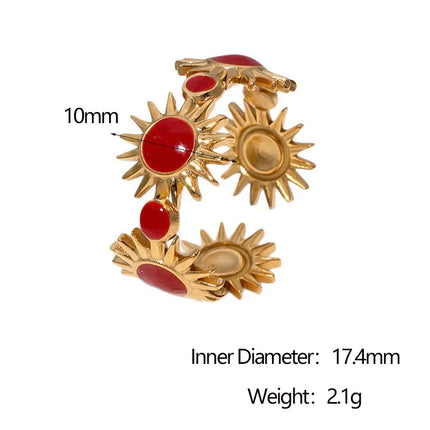 ANILLO NACIENTE NACAR RED