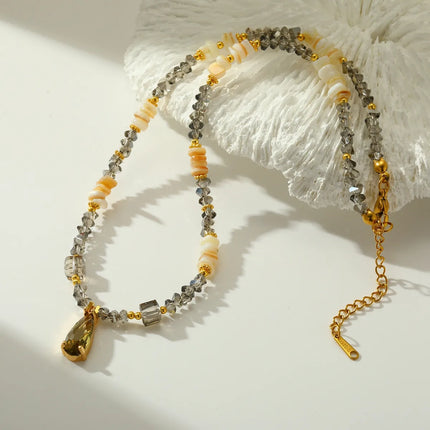 COLLAR LAURA GREEN GREY