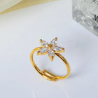 ANILLO FLORCITA CUBIC GOLD
