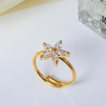 ANILLO FLORCITA CUBIC GOLD
