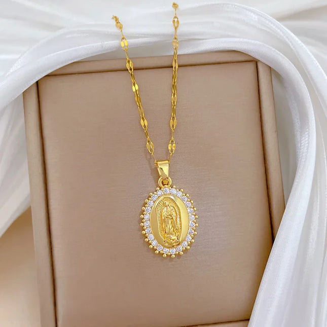 COLLAR MEDALLA VIRGEN