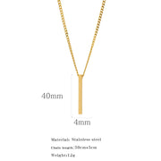 COLLAR NEW BARRITA GOLD