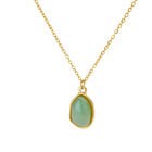 COLLAR PIEDRA NATURAL SOFT GREEN GOLD