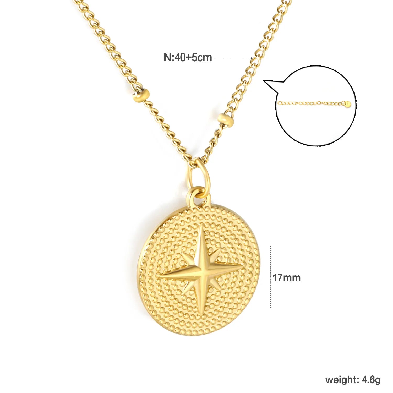 COLLAR MEDALLA NORTE