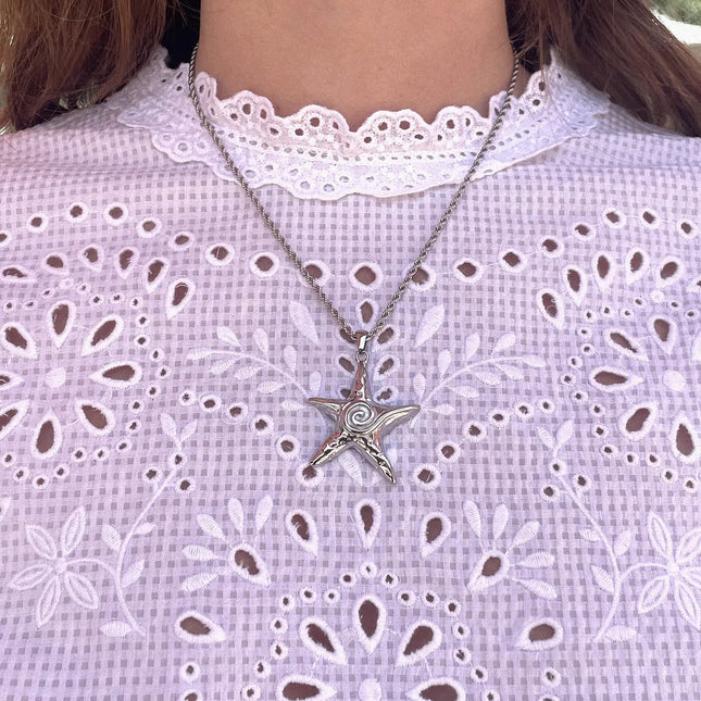 COLLAR ESTRELLA DE MAR SILVER