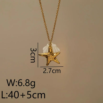 COLLAR ESTRELLA DE MAR OSTRA