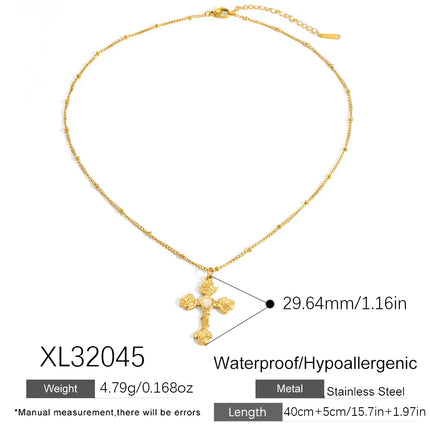 COLLAR ROSACRUZ GOLD