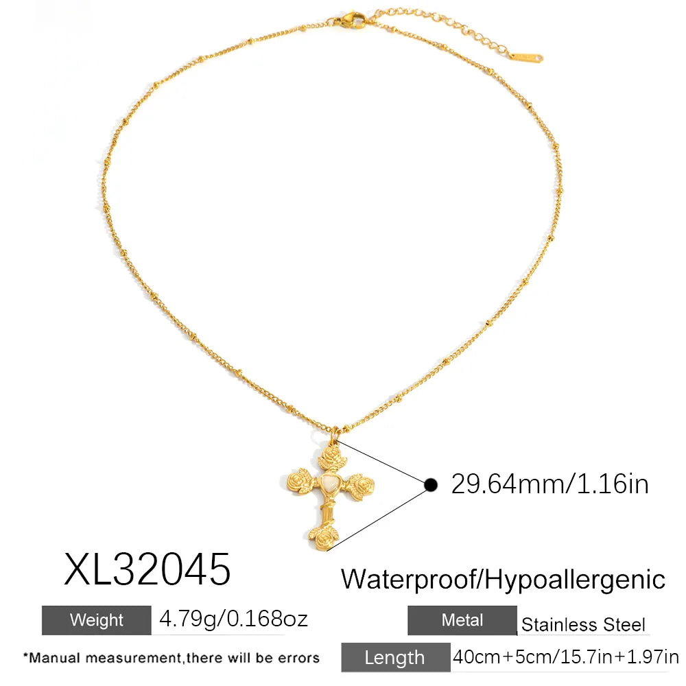 COLLAR ROSACRUZ GOLD