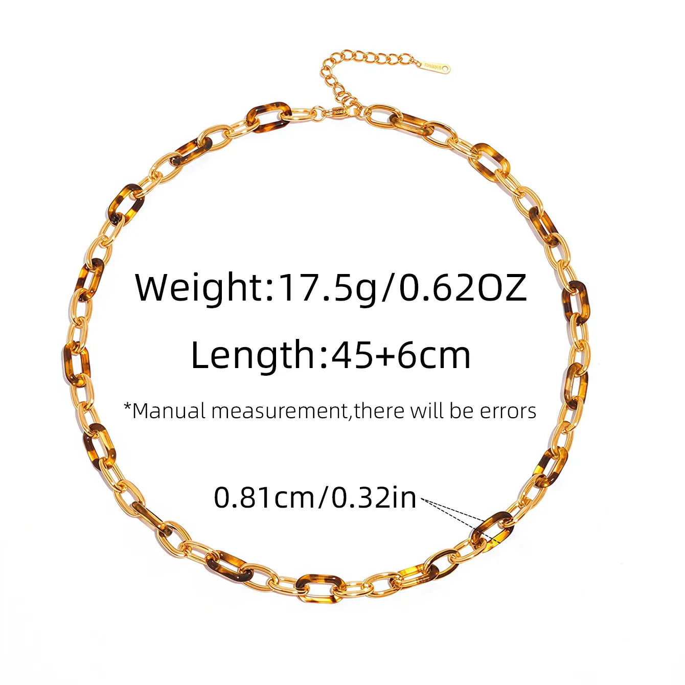 COLLAR ESLABONES ACRILIC