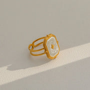 ANILLO RECTANGULO NACAR