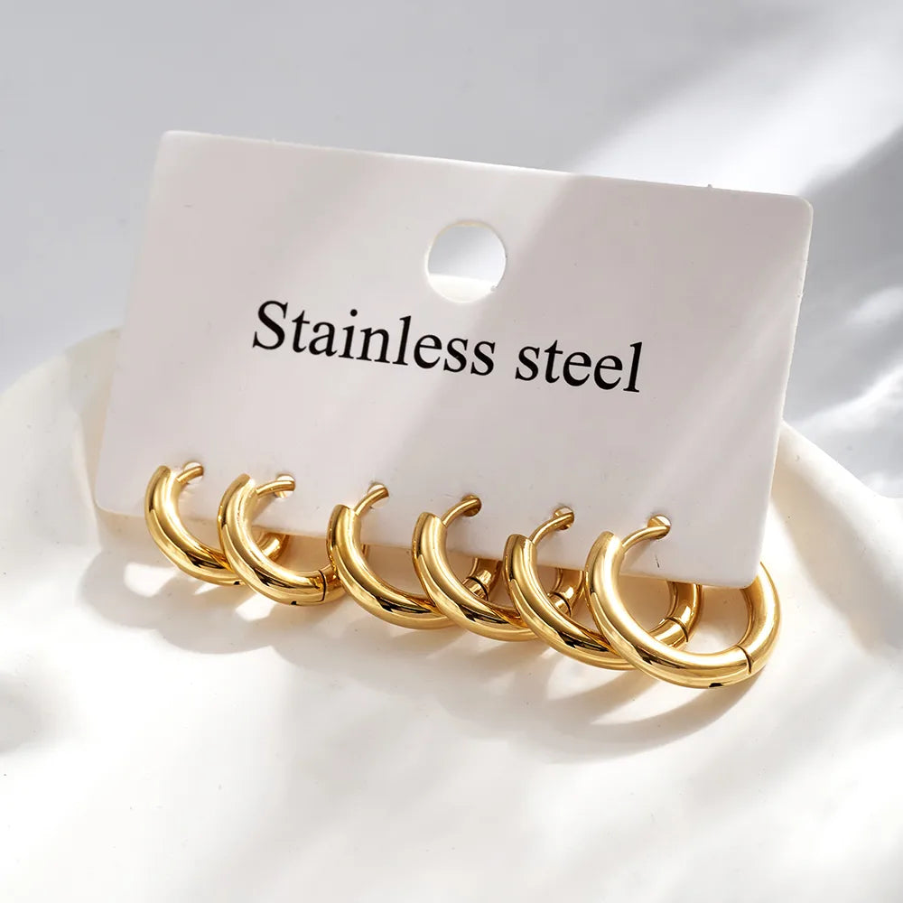 AROS COMBO DE ARGOLLA LITTLE CHUNKY GOLD