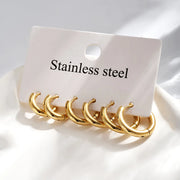 AROS COMBO DE ARGOLLA LITTLE CHUNKY GOLD