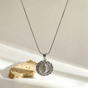 COLLAR MEDALLA VIRGEN SILVER