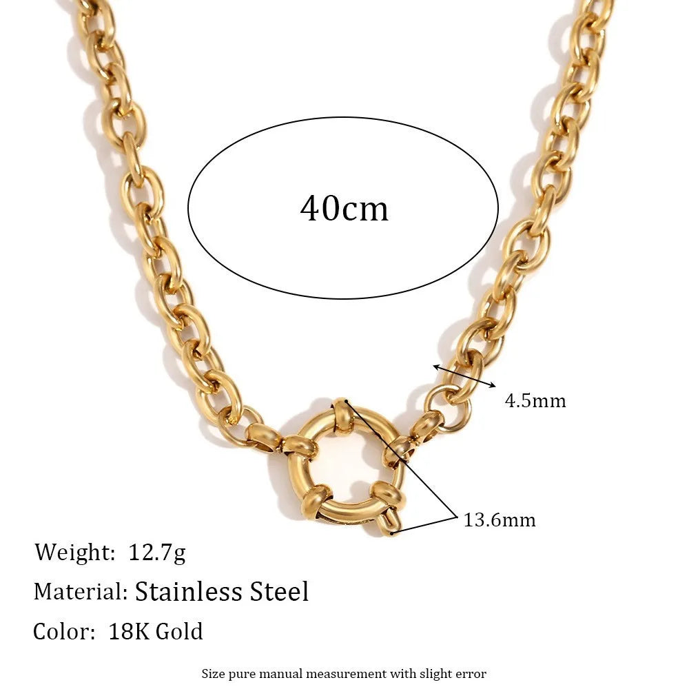 COLLAR CADENA MARINERA ESLABONES