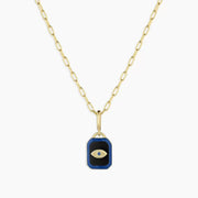COLLAR DEVIL EYES BLUE BLACK
