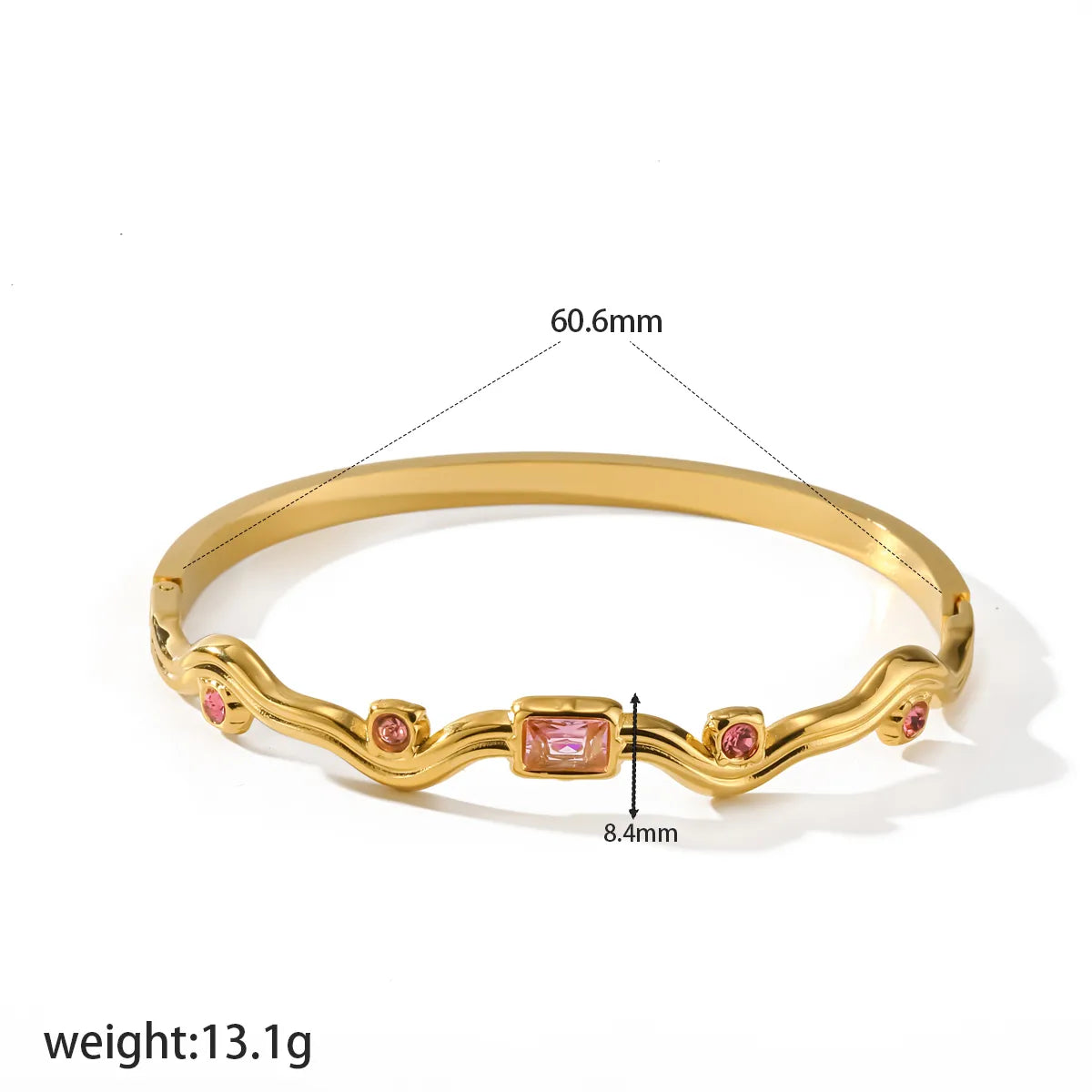 ESCLAVA RECTANGLE PINK