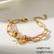 PULSERA CAMBRIA PINK ROSA
