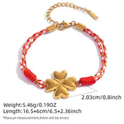PULSERA RED TREBOL