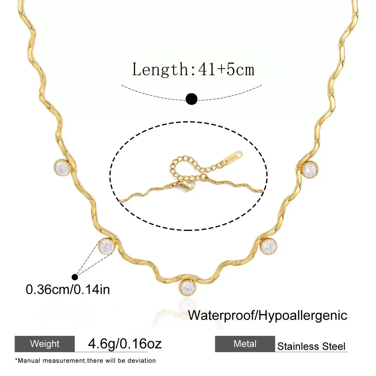 COLLAR ONDULADO CUBICS
