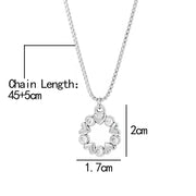 COLLAR CIRCULO AMOR CUBIC
