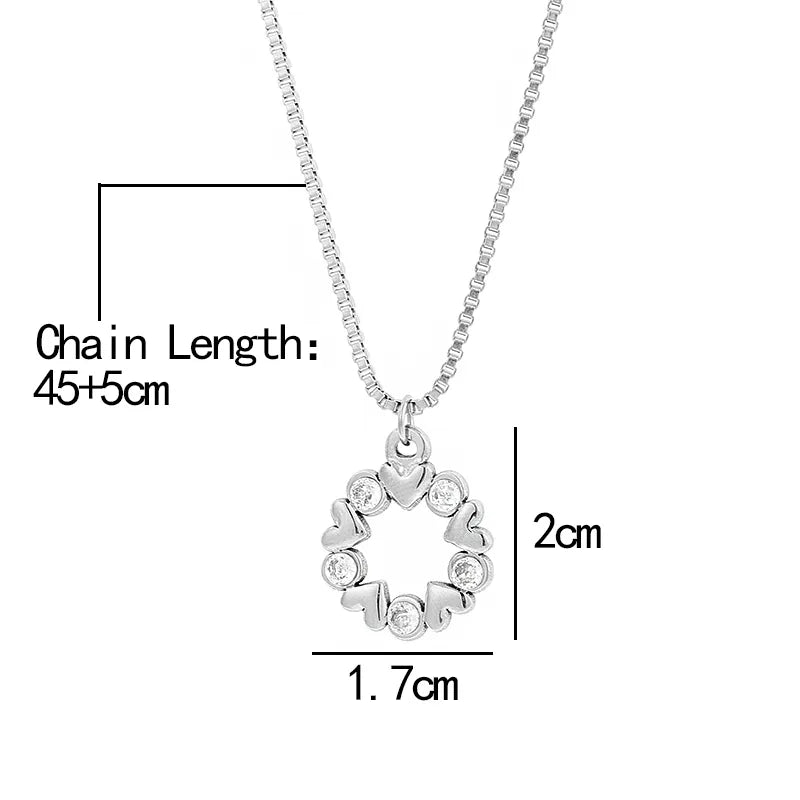 COLLAR CIRCULO AMOR CUBIC