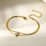 PULSERA FLORCITA CUBIC