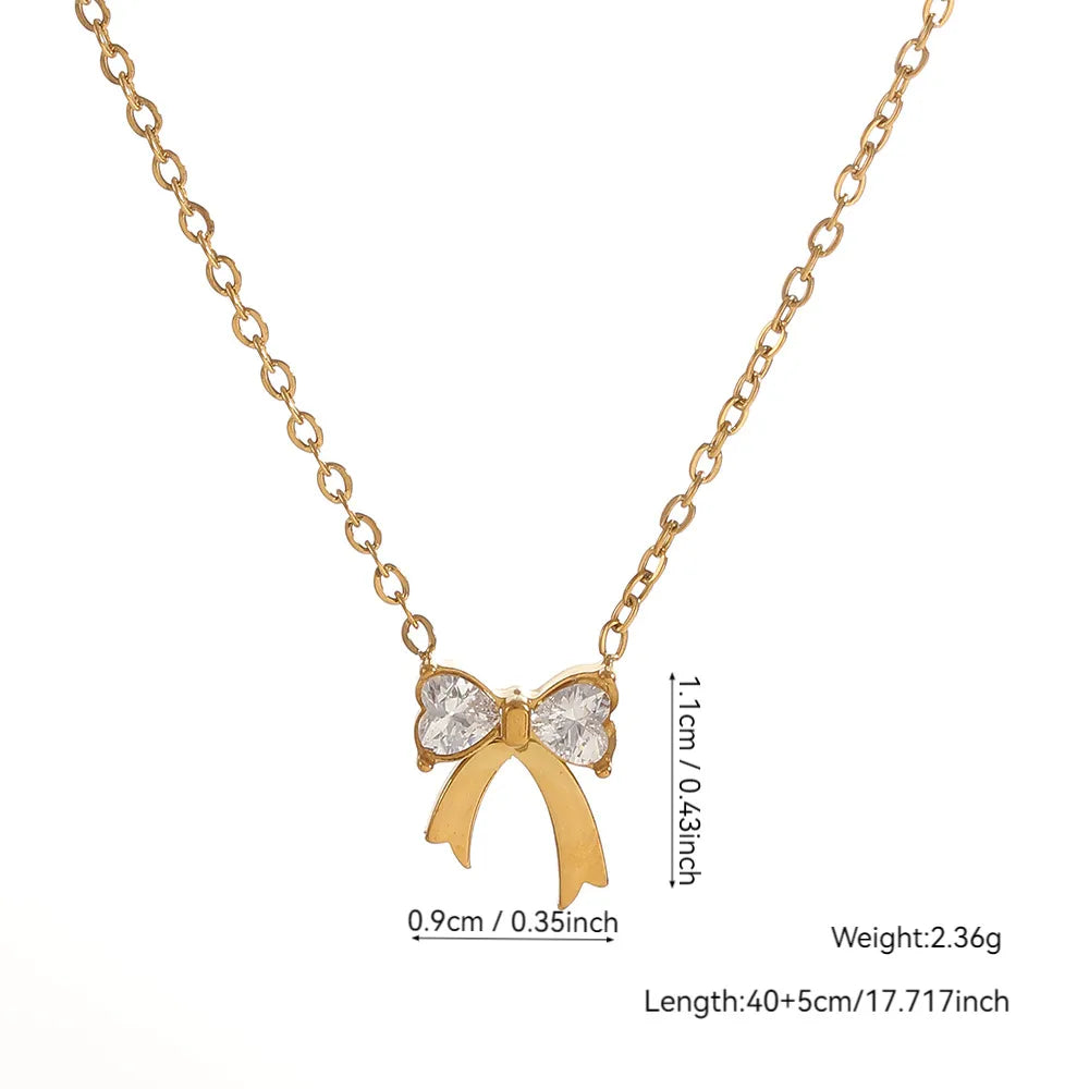COLLAR SWEET BOW GOLD