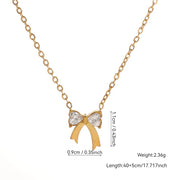 COLLAR SWEET BOW GOLD