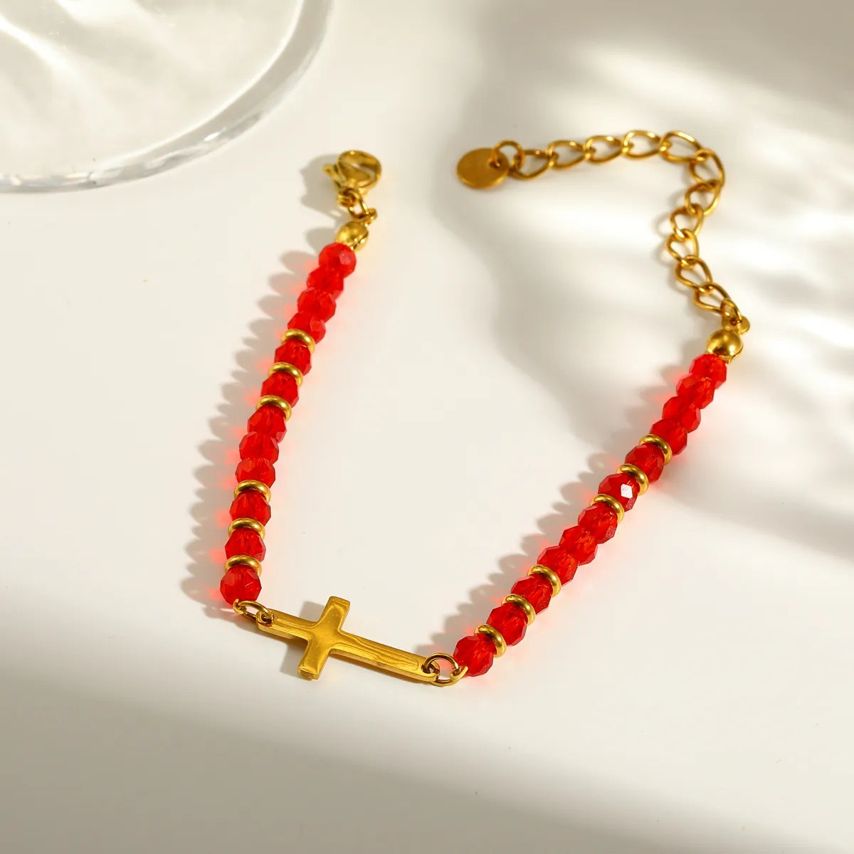 PULSERAS CRISTALES RED CRUZ