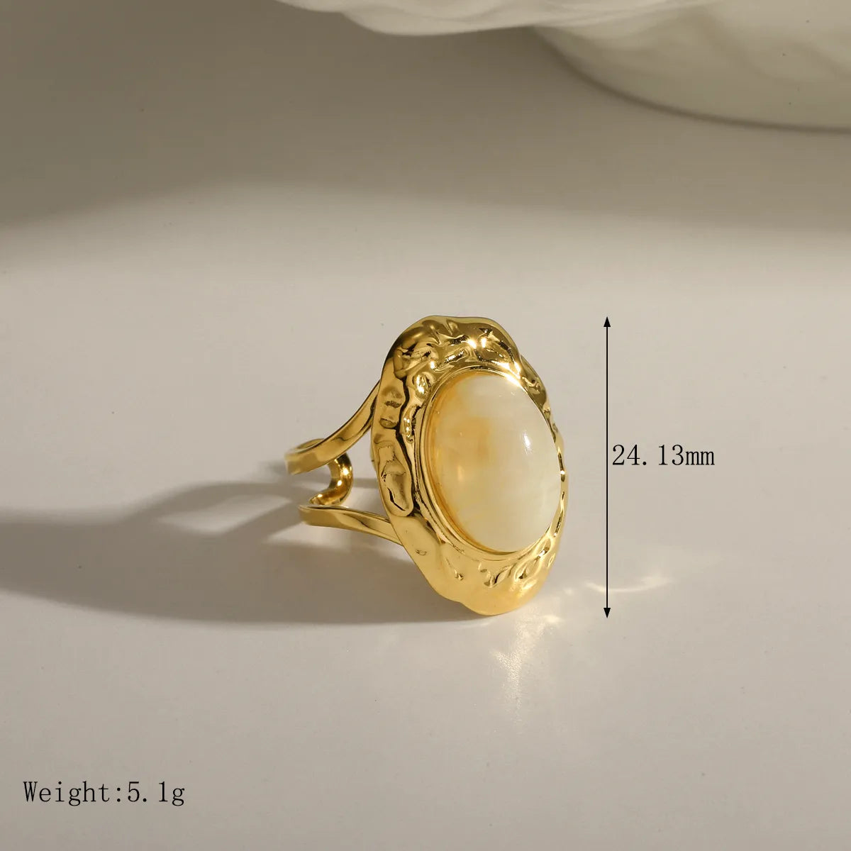 ANILLO VINTAGE NACAR