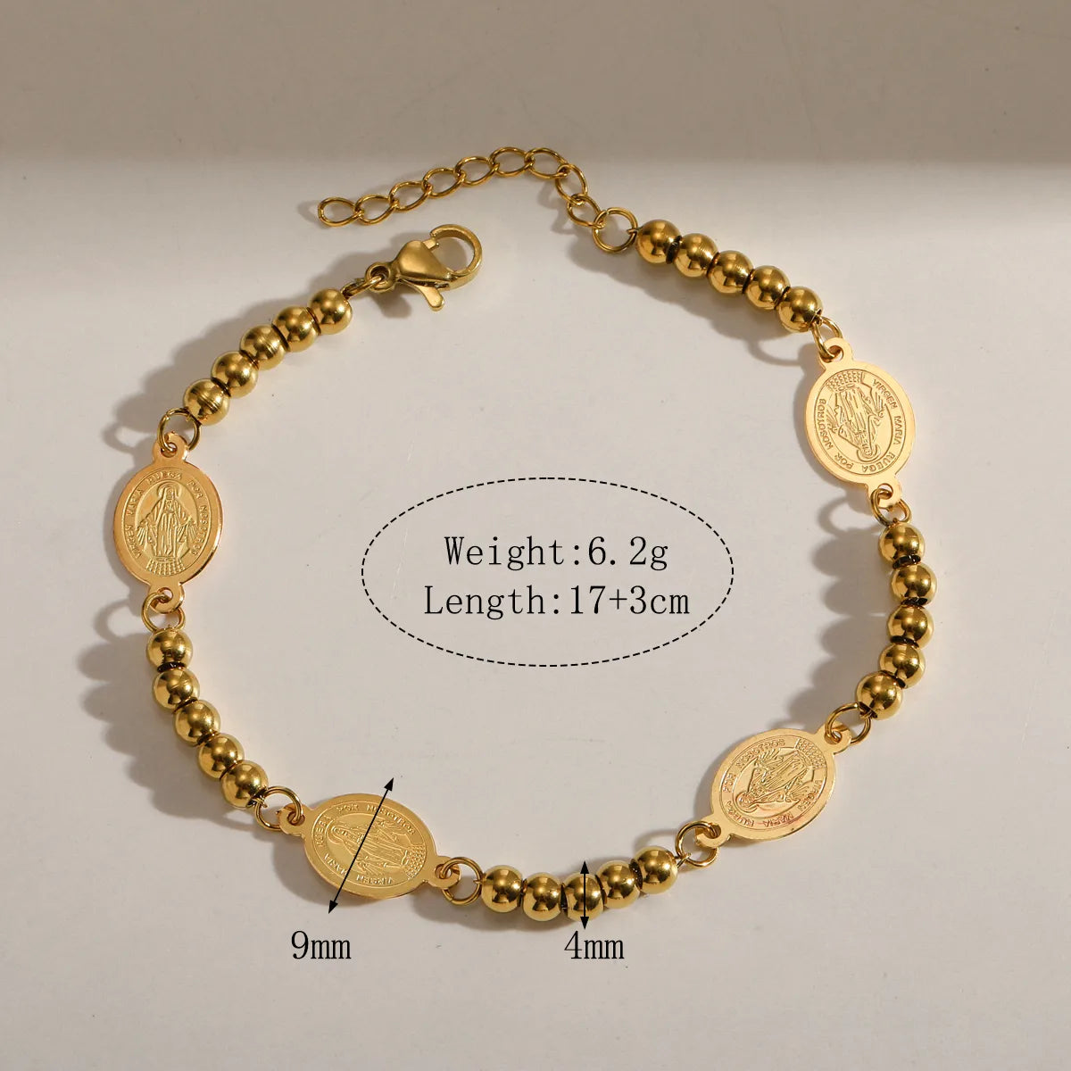 PULSERA VIRGENCITAS GOLD