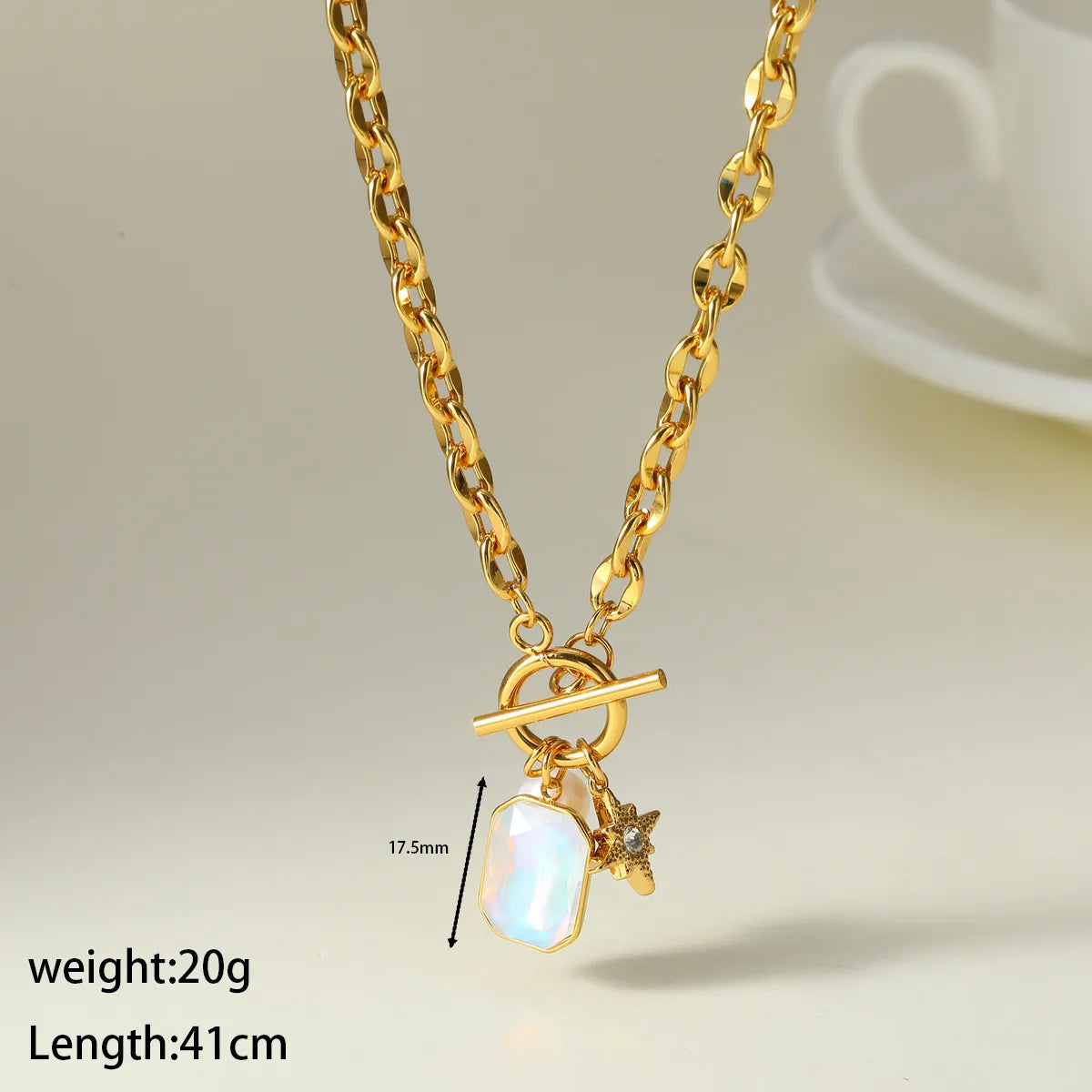 COLLAR OPALO STONE